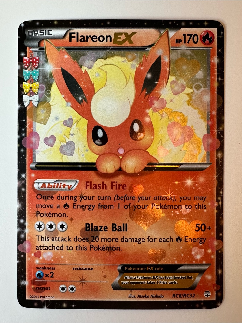 Flareon EX Generations Radiant Collection RC6/RC32 Pokémon TCG NM